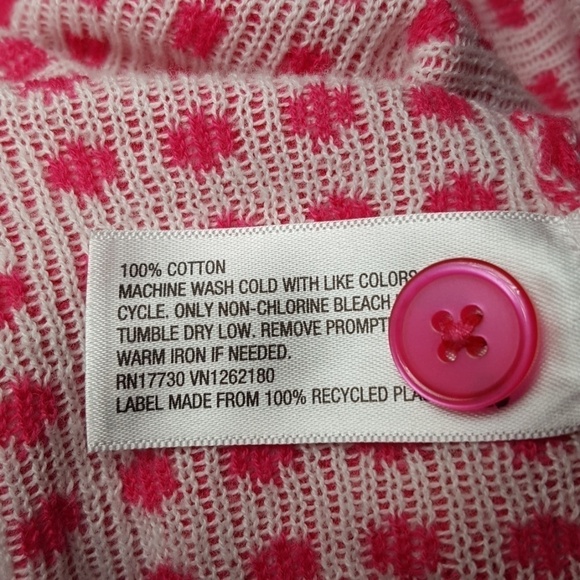 MERONA Pink & White Sweater, Size M - Picture 6 of 6